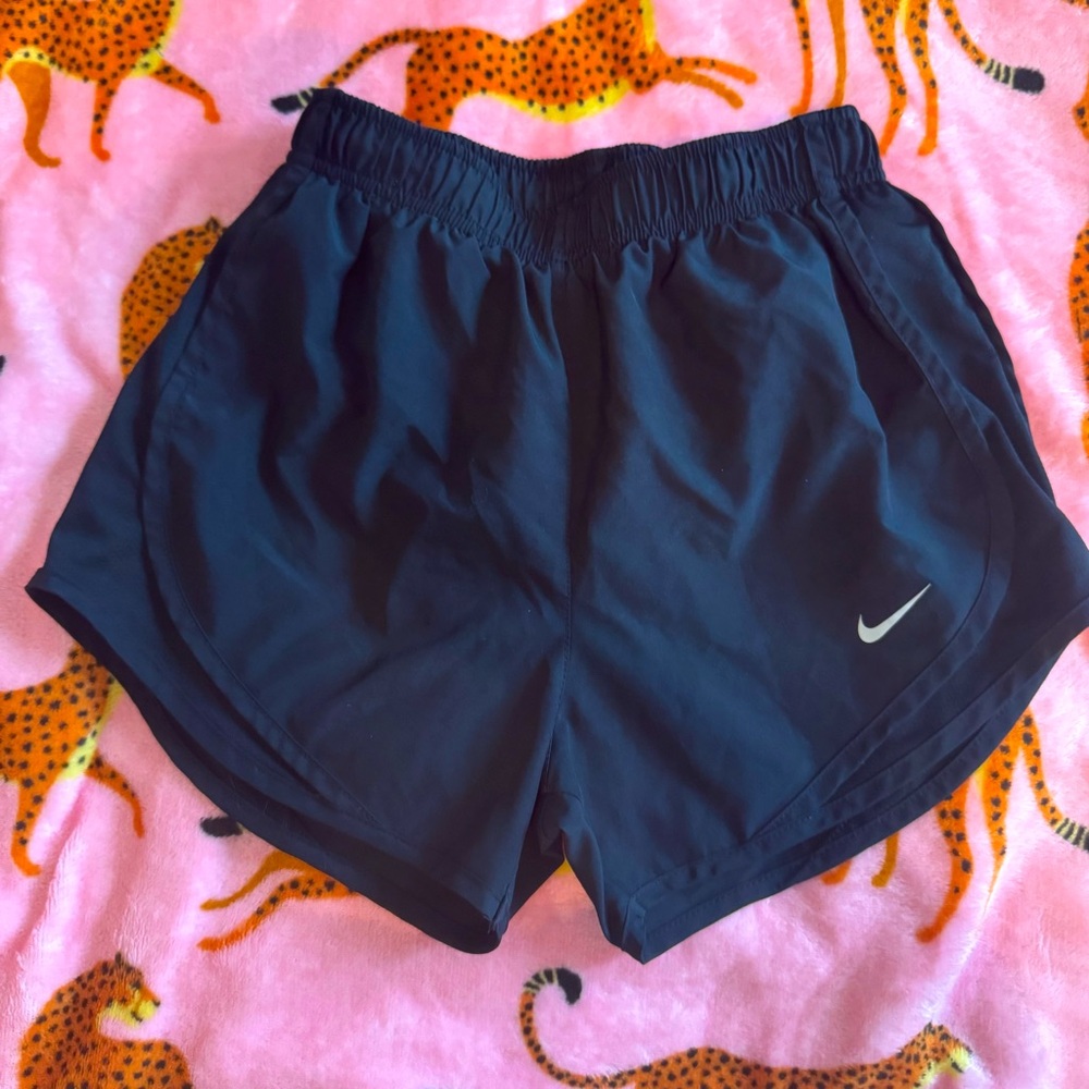 Nike Dri Fit Black Running Gym Shorts Logo Size XS